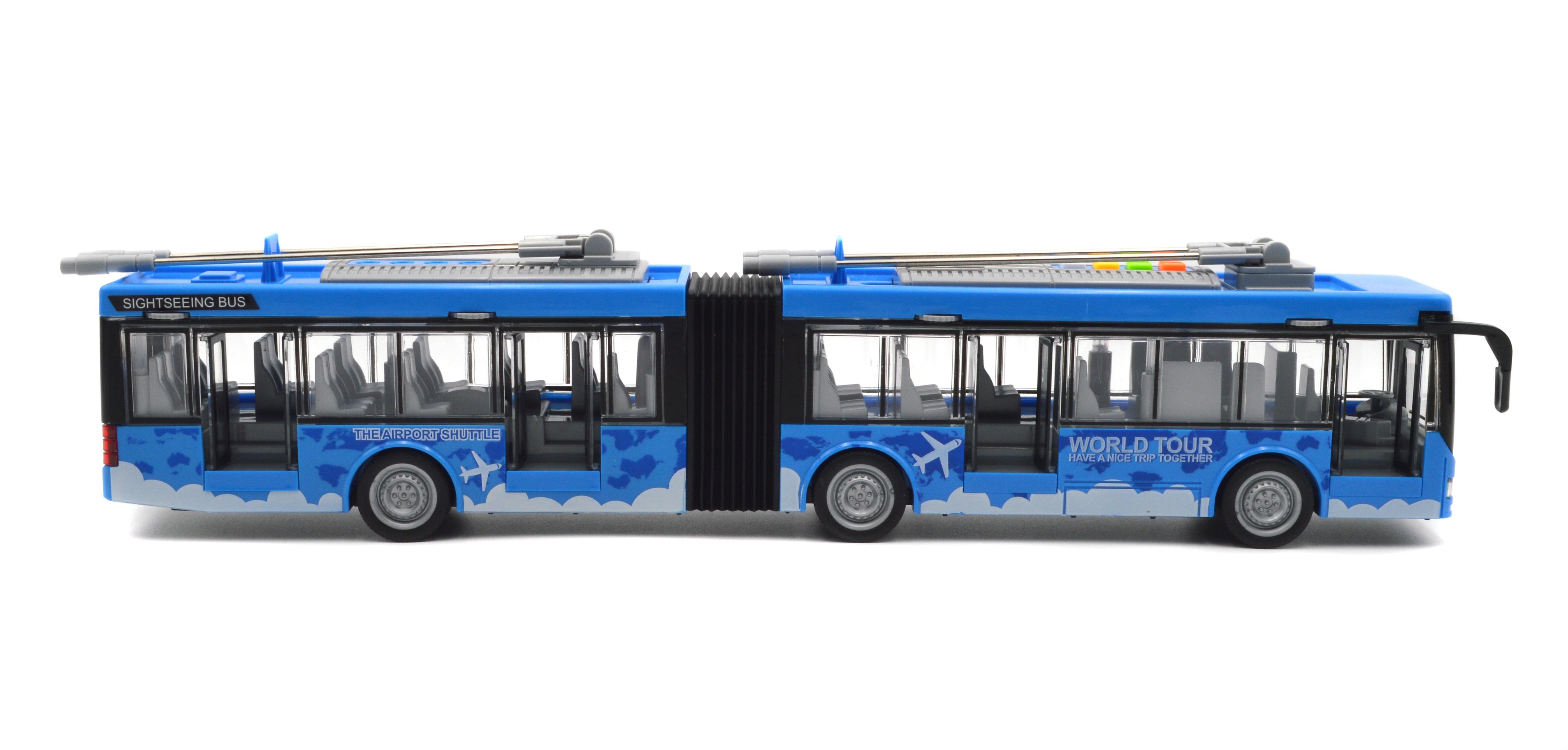 Тролейбус WY915B масштаб 1:16 звук/світло/відчиняються двері (30358507) - фото 5