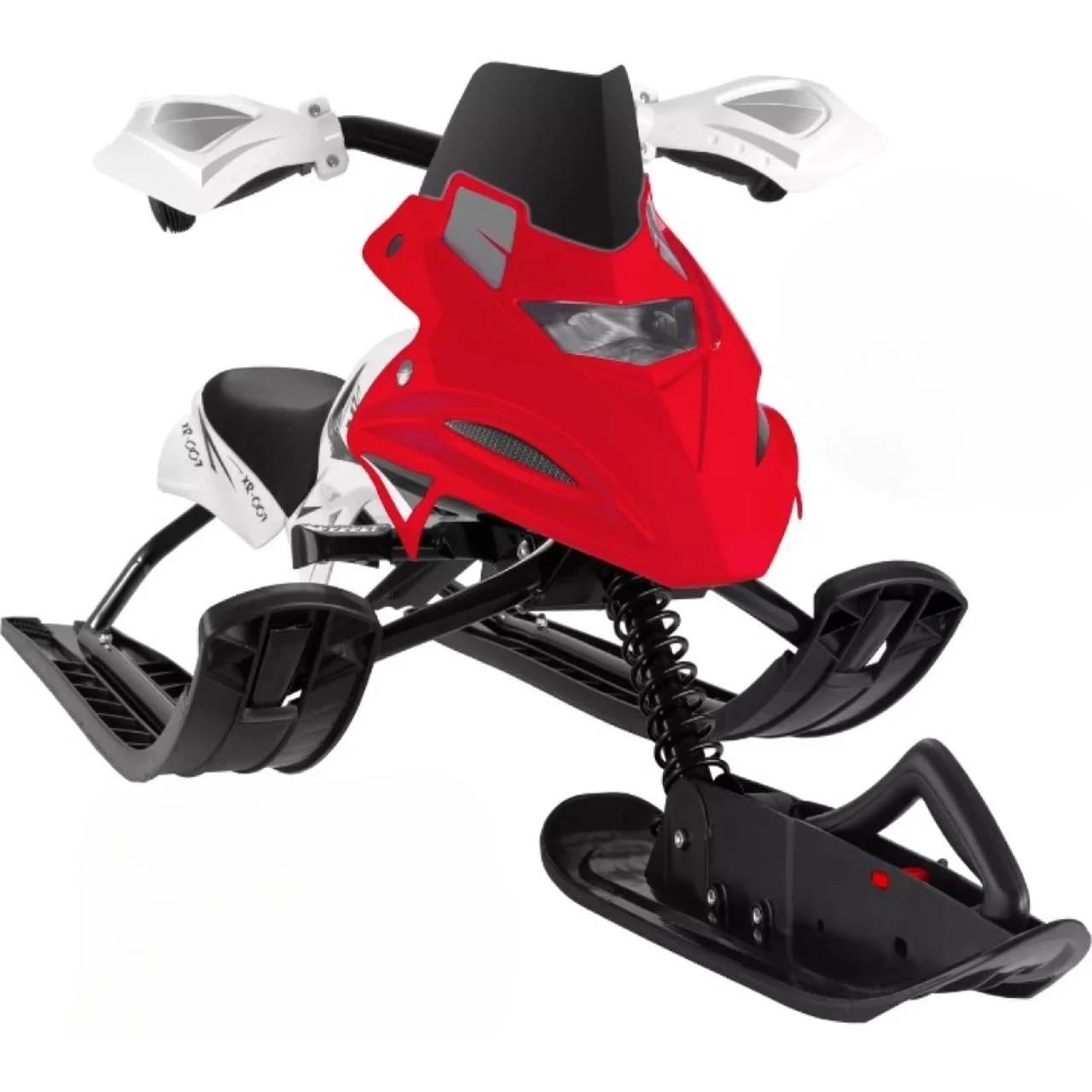 Санки-лыжи детские металлические KESSER с рулем Красный (2584509309)