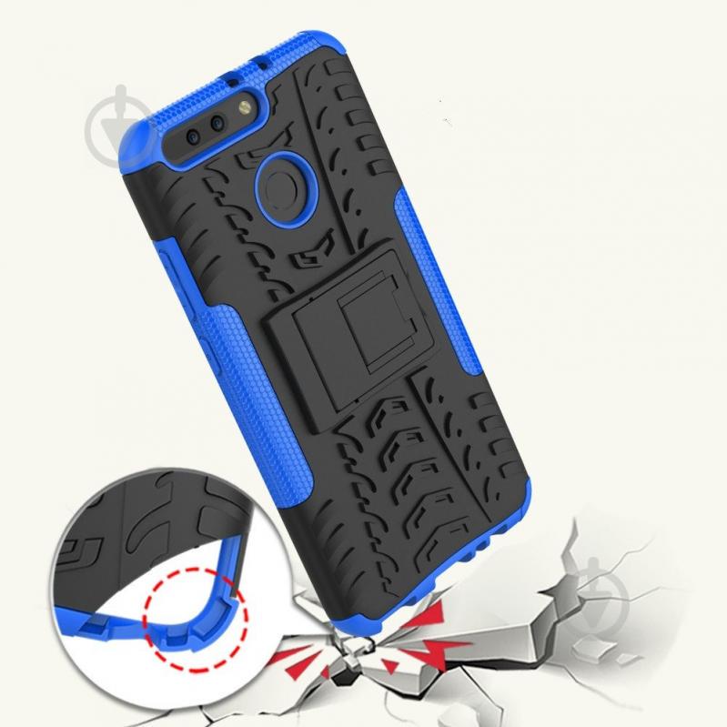 Чехол Armor Case для Honor V9 / 8 Pro Синий (hub_mGyE93742) - фото 3