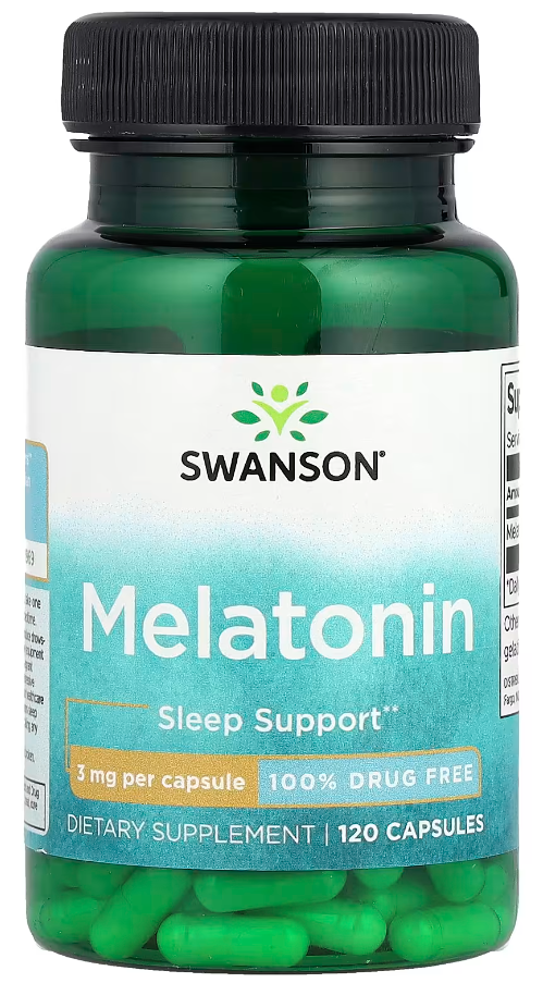 Мелатонін Swanson Melatonin 3 мг 120 капсул