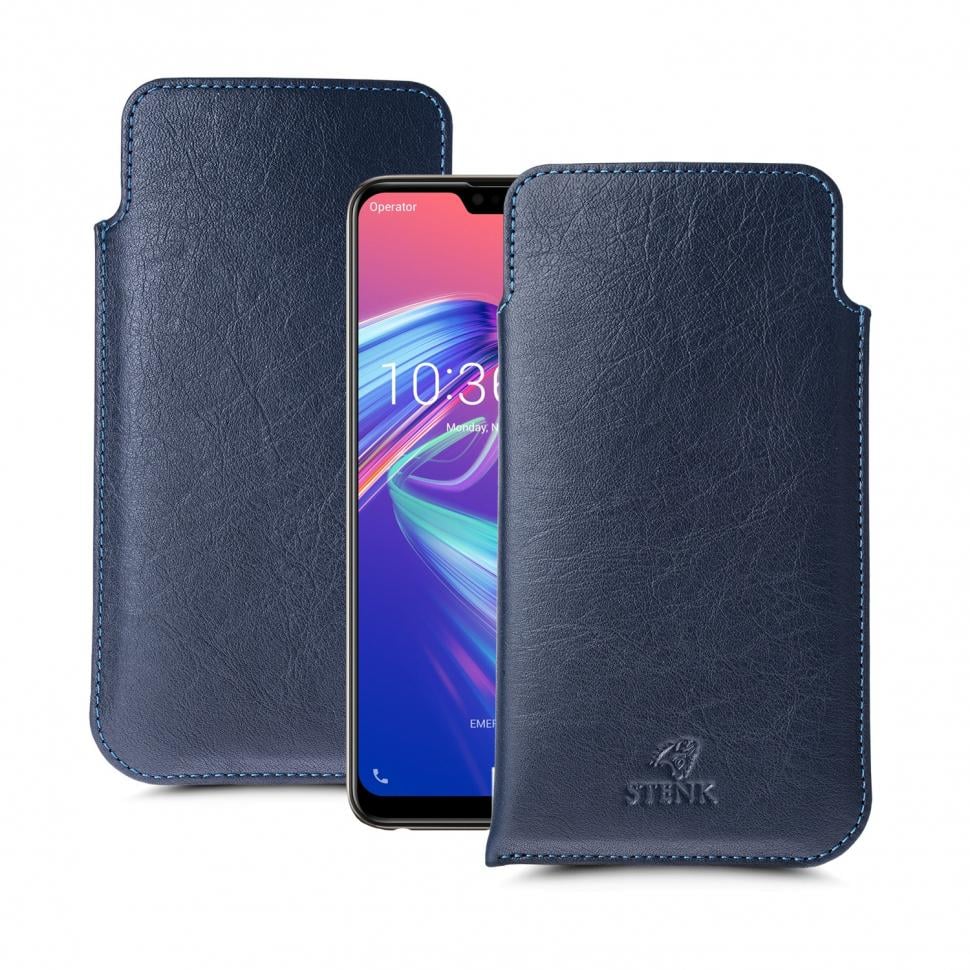 Футляр Stenk Elegance для ASUS ZenFone Max Pro M2 (ZB631KL) Синий (62387)