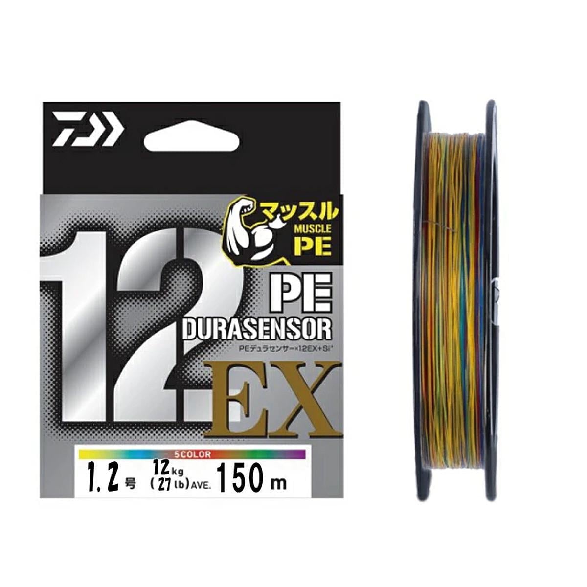 Шнур Daiwa UVF PE DuraSensor X12EX+Si3 5Color #1,2/0,185 мм 12,0 кг 150 м (2853364365)