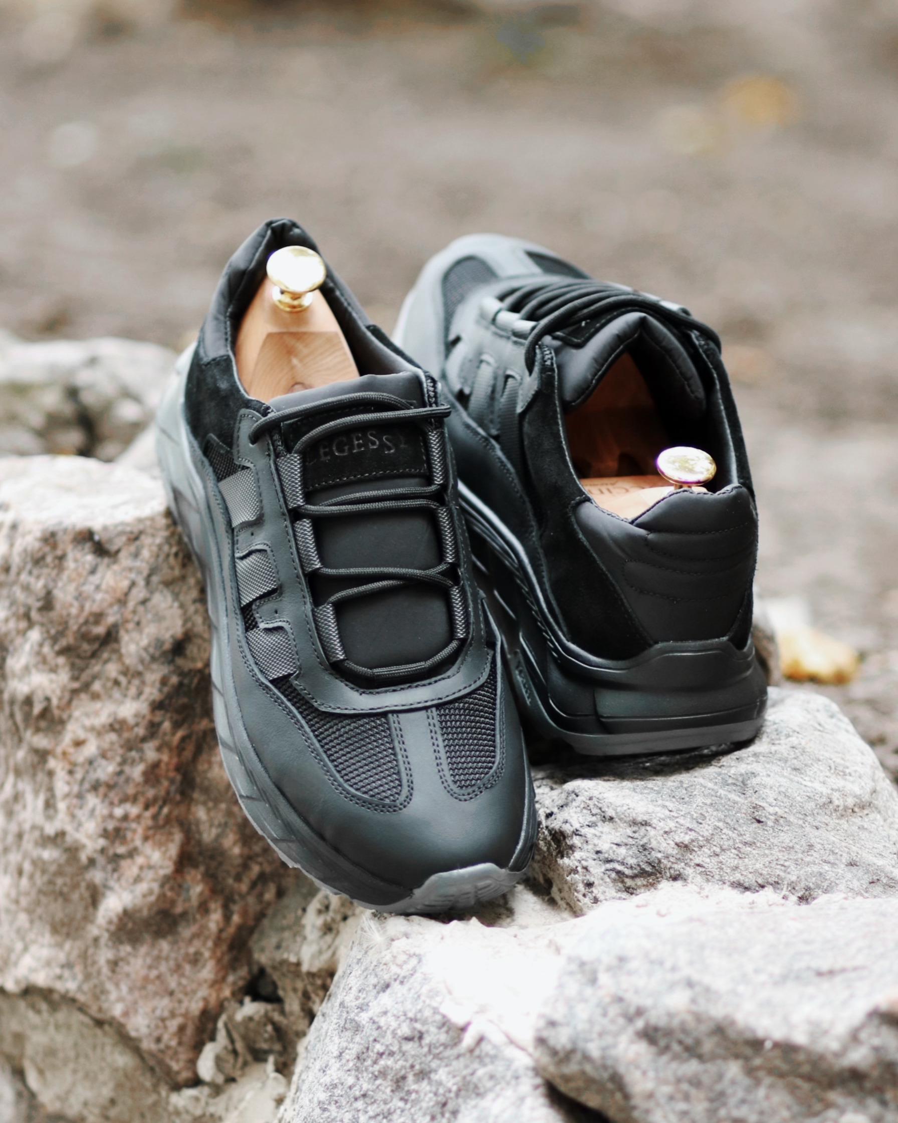 Кроссовки мужские кожаные ELEVEN р. 41 Black