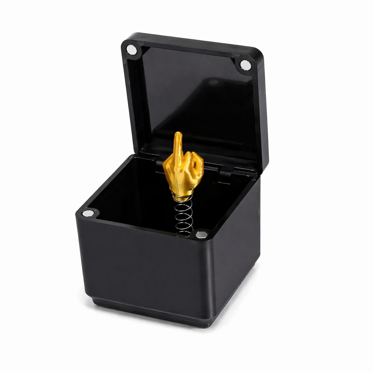 Сюрприз-коробка с неожиданным жестом Middle Finger in a Box Черный
