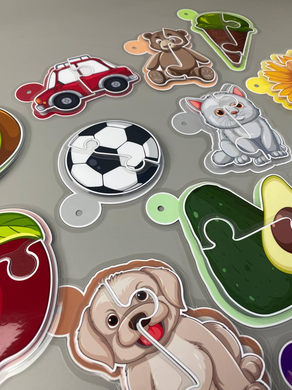 Игра на липучках "Пазлы для малышей" (МК11) - фото 5