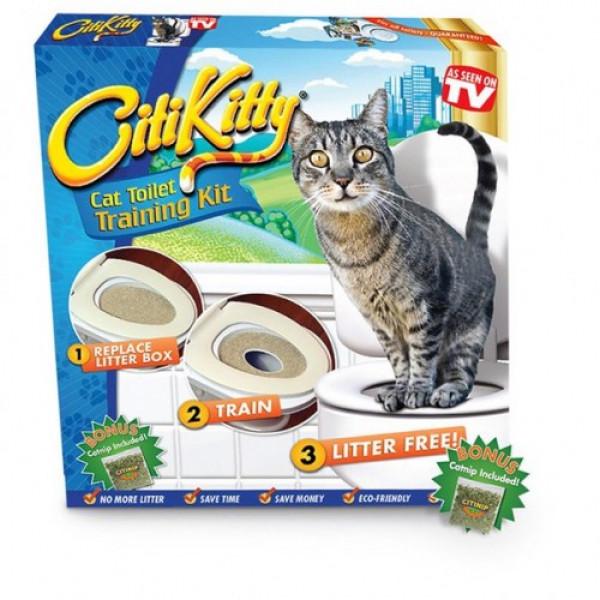 Котячий туалет CitiKitty для привчання кішки до унітазу (CitiKitty) - фото 4