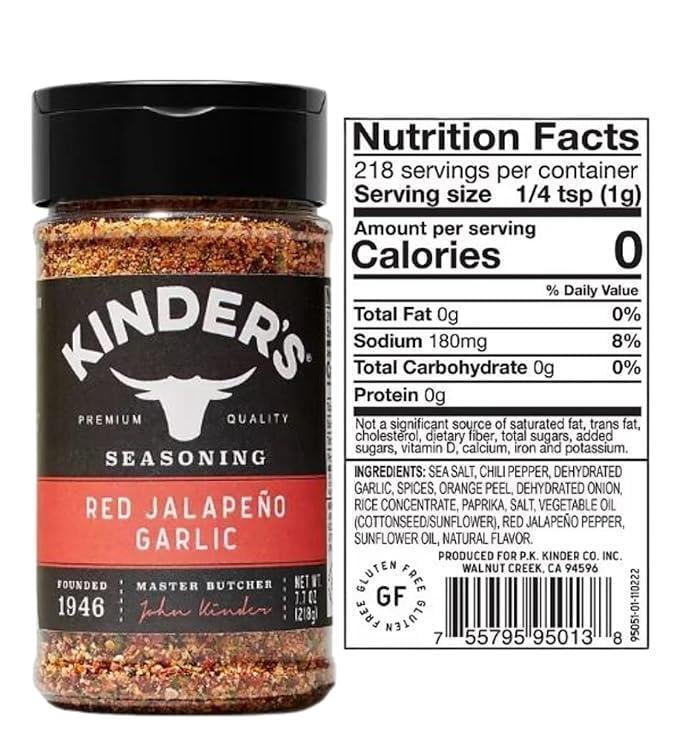 Приправа Kinder's Red Jalapeno Seasoning для мяса и овощей 218 г (2345287512) - фото 2