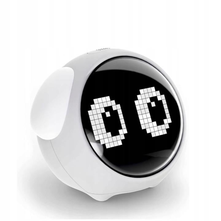 Часы ночник Emoji Alarm Clock настольные с будильником - фото 3