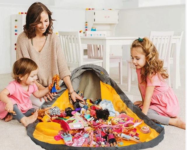 Кошик з килимком для дитячих іграшок (20910) - фото 2 Кошик з килимком для дитячих іграшок (20910) - фото 2