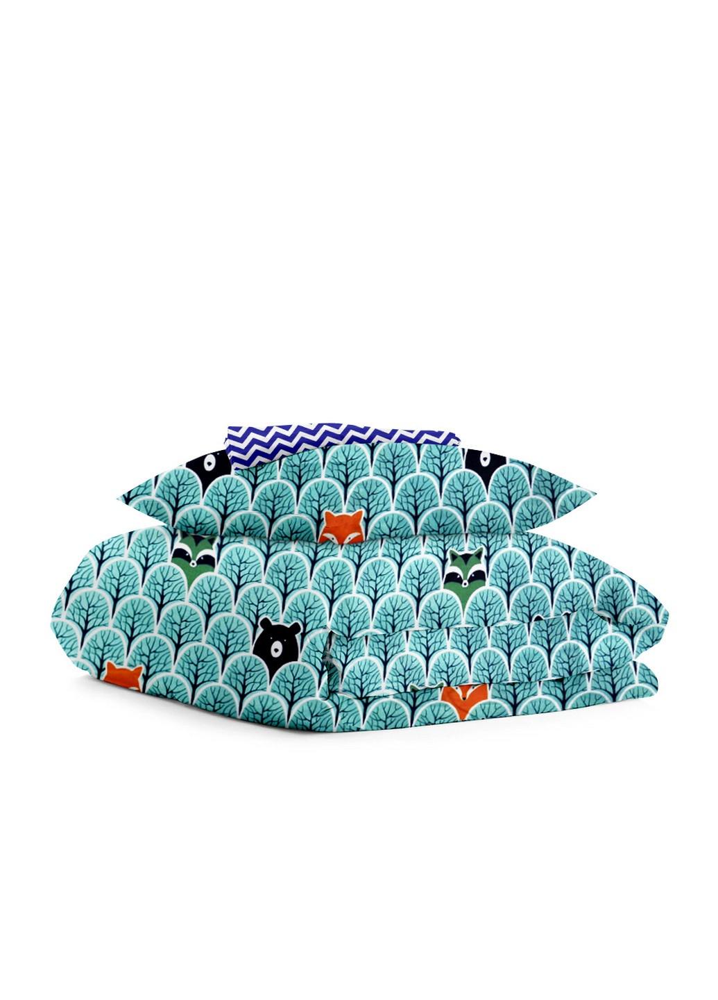 Подростковое постельное бельё BEAR WOOD ZIGZAG BLUE