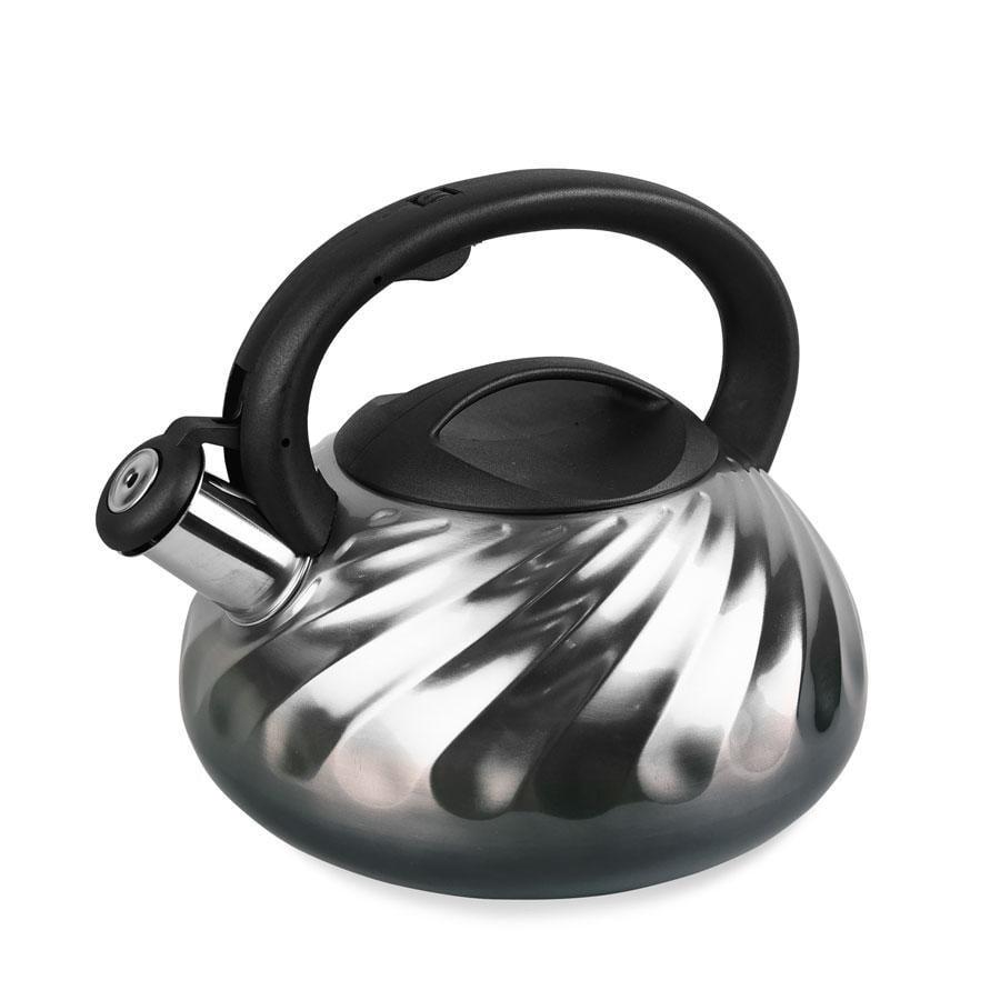 Чайник з декоративним рифленням 3 л Графітовий (MR-1321) - фото 1 Чайник з декоративним рифленням 3 л Графітовий (MR-1321) - фото 1