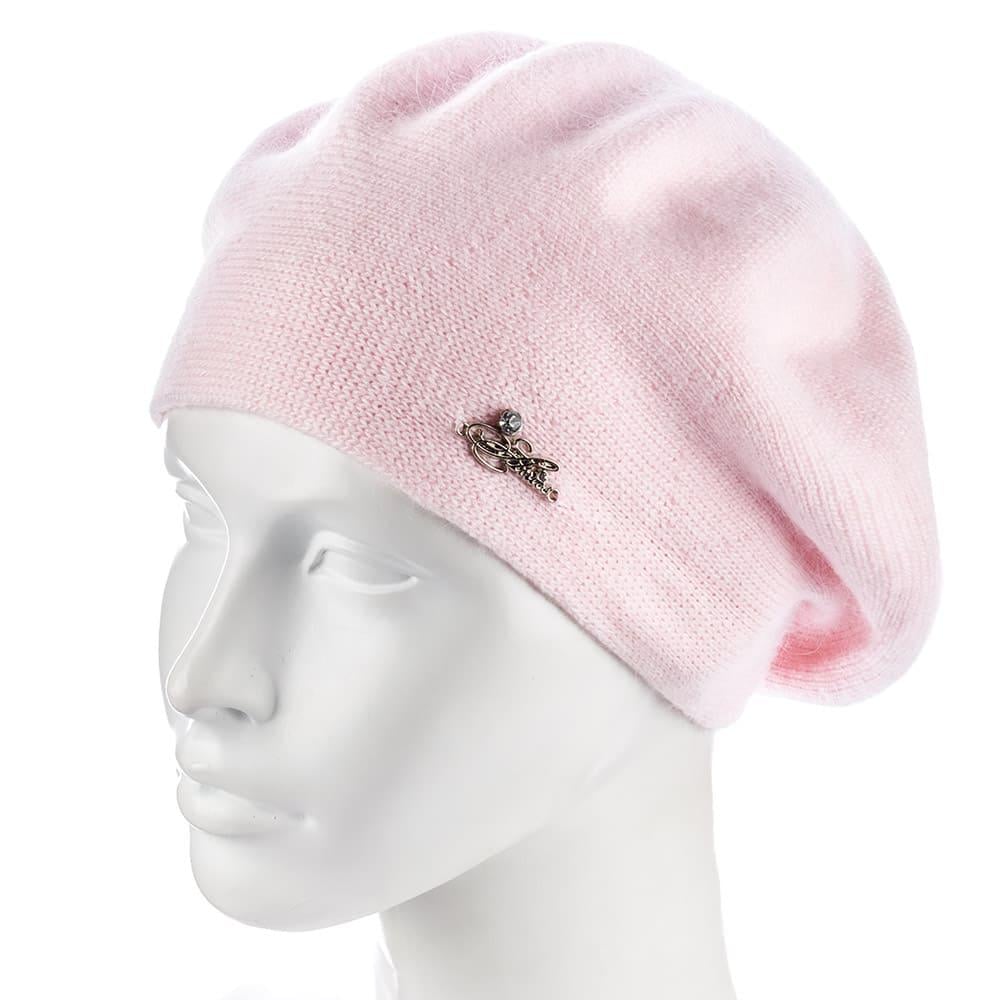 Берет ангоровый Actrics WH774 двойной на ножке L р. 57-58 Лотос