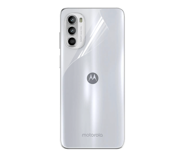 Пленка противоударная гидрогелевая Hydrogel Film для Motorola Moto G52 на заднюю панель Transparent