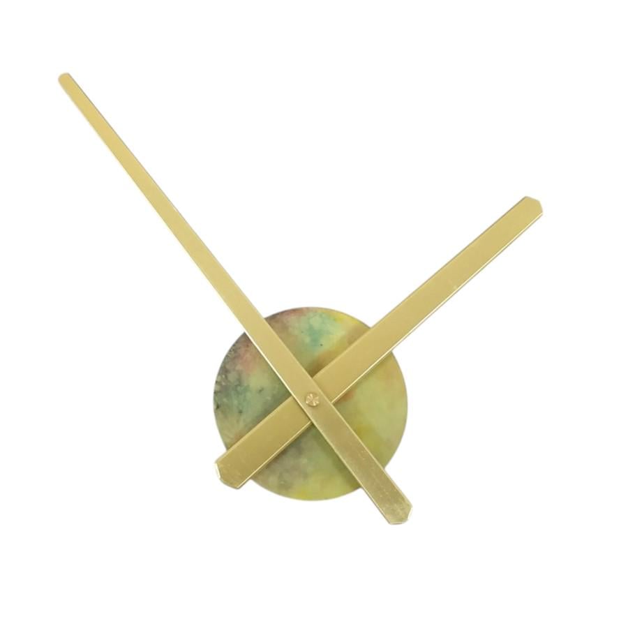 Часовий механізм круг Місяць світиться у темряві 29 см Золотистий/Жовтий (1821 5)