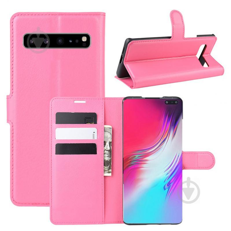 Чохол-книжка Litchie Wallet для Samsung Galaxy S10 5G Rose (hub_xuCL64156) - фото 2