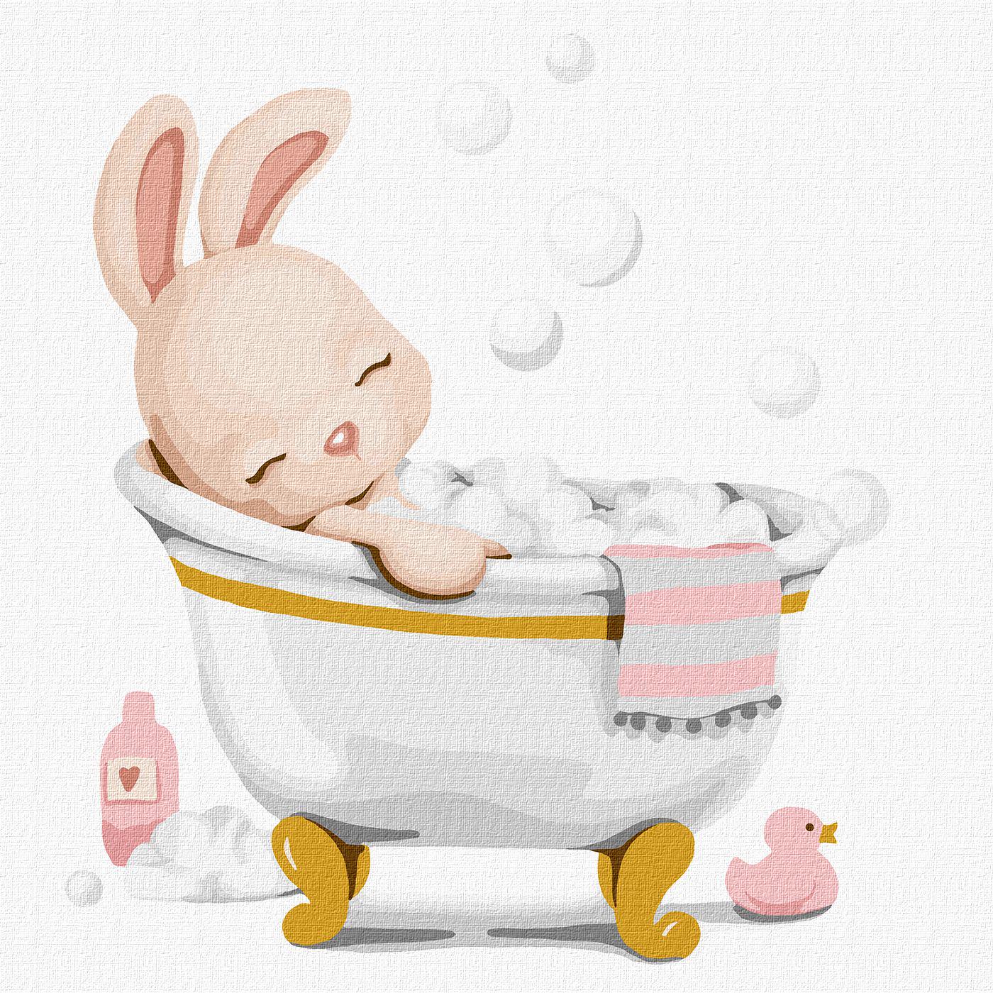 Картина по номерам Идейка Полный релакс 30x30 см без коробки (KHO2410)