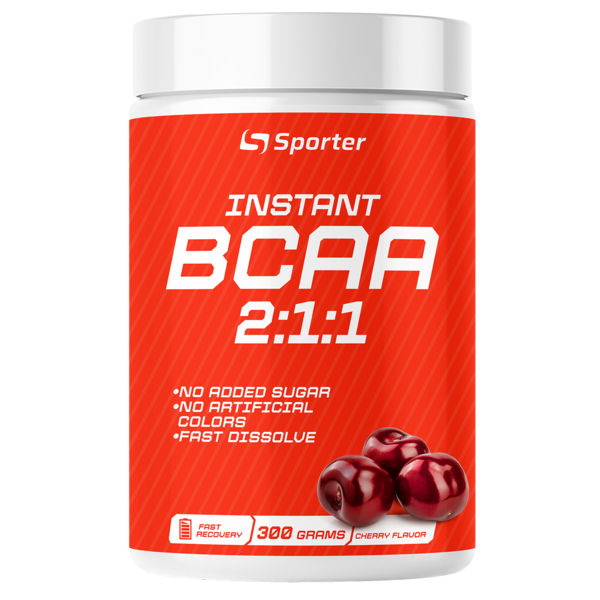 Амінокислоти Sporter 2:1:1 Instant 300 г Вишня