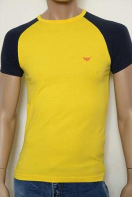 Футболка чоловіча Emporio Armani L Жовтий (5P523-111340) Футболка чоловіча Emporio Armani L Жовтий (5P523-111340)