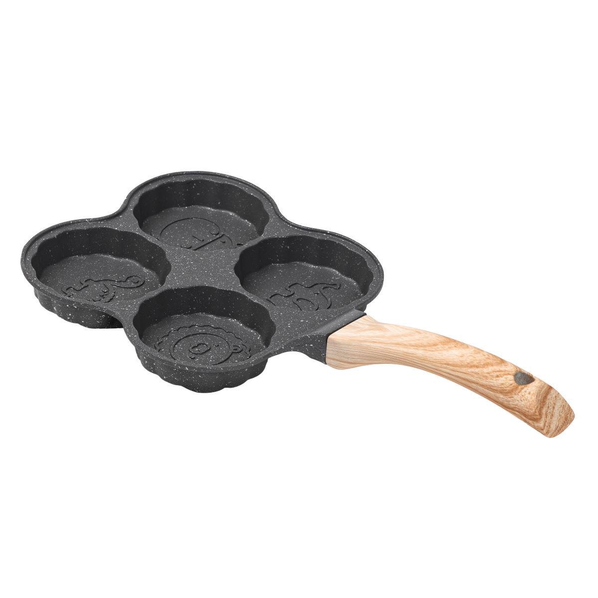 Сковорода для оладьев/яиц/панкейков антипригарная порционная на 4 секции (4882) - фото 9