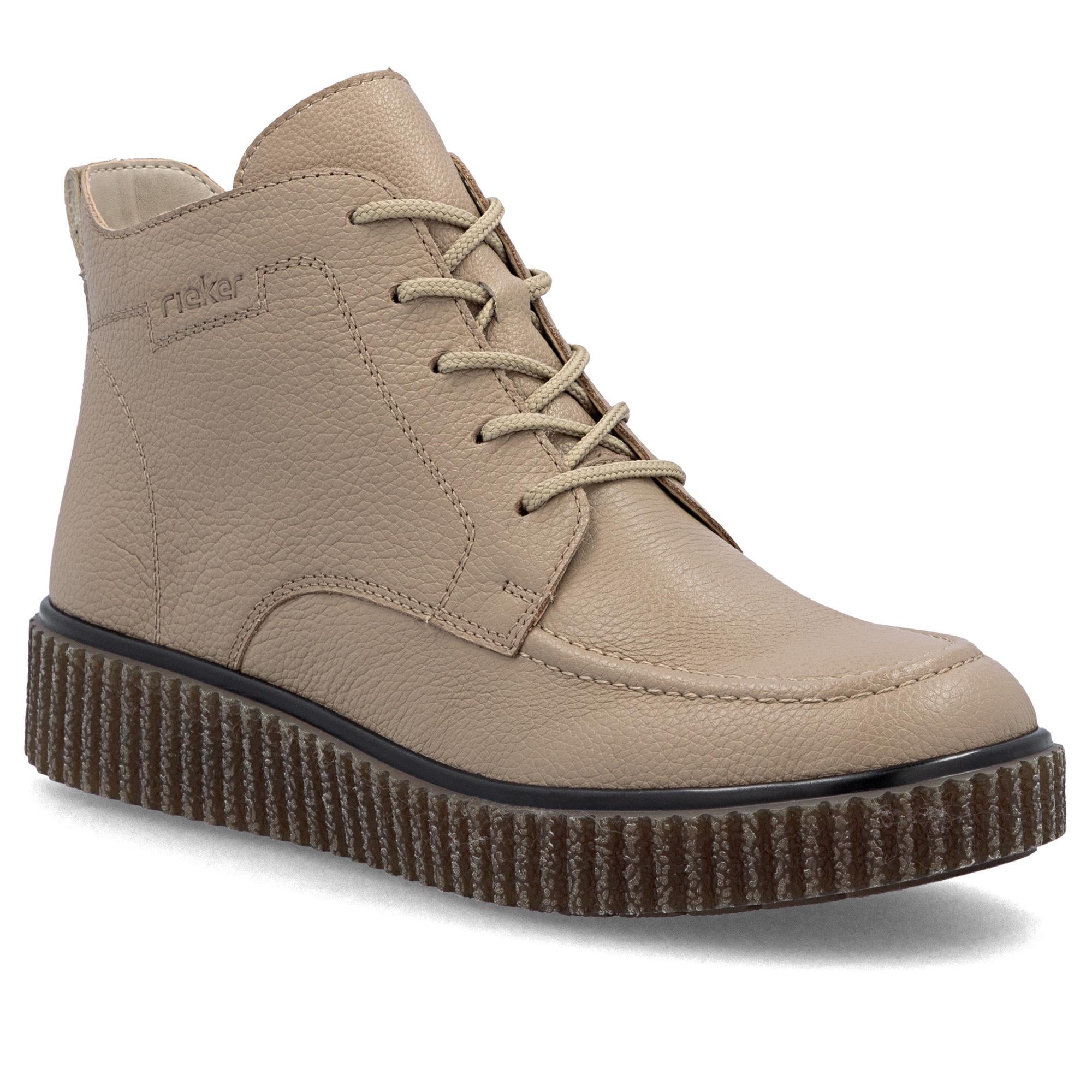 Ботинки женские зимние RIEKER повседневные р. 40 Бежевый (013861-40)
