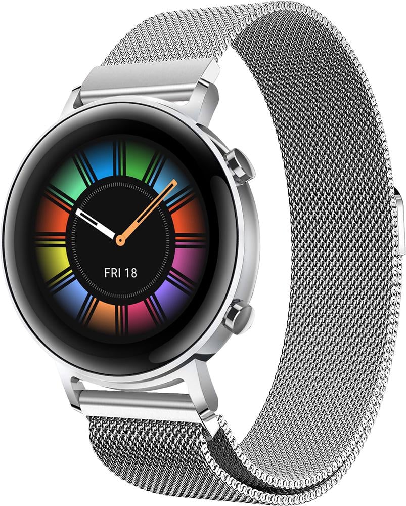 Ремешок Миланская петля Milano Huawei Watch GT 2 42 мм Silver (19240)