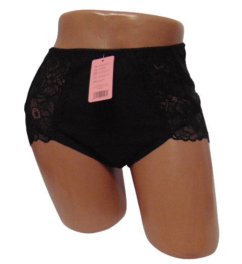 Женские трусы хлопковые Teyi 30005 3XL Черный (1801236800)