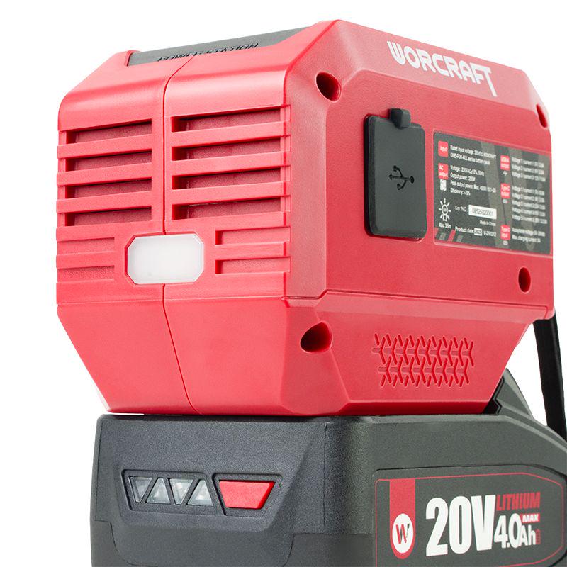 Інвертор напруги WORCRAFT CPI-S20Li-200W акумуляторний - фото 8