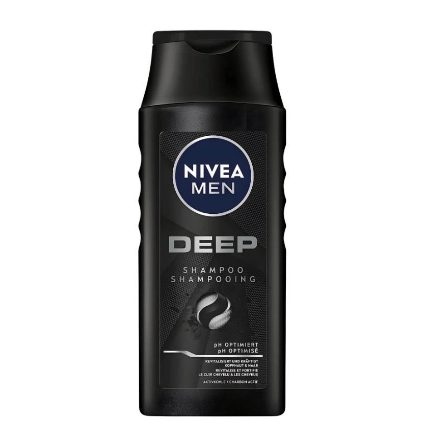 Шампунь для волосся Nivea Deep чоловічий 250 мл (4005900918116)