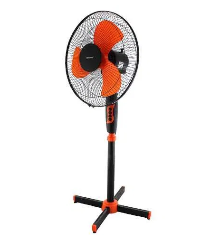 Вентилятор напольный Domotec MS-1619 на три лопасти с автоповоротом 40 W (1619)