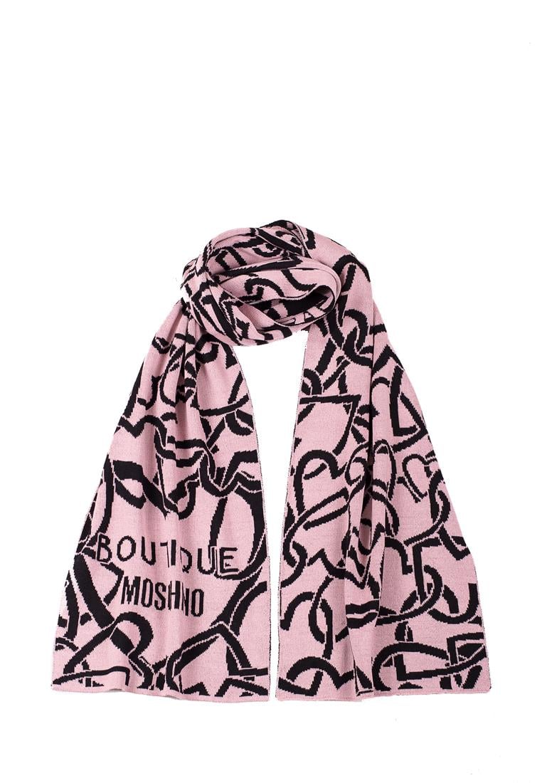 Шарф жіночий Moschino Пудровий (30622)
