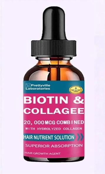 Эликсир для роста волос Prettyville Laboratories с биотином и коллагеном (25062129)
