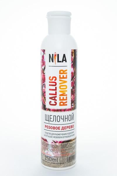 Средство для педикюра Nila Callus Розовое дерево remover щелочной 250 мл Средство для педикюра Nila Callus Розовое дерево remover щелочной 250 мл
