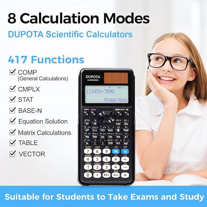 Калькулятор науковий OA-991ES Plus 417 функцій 2-рядковий дисплей на 10+2 цифр - фото 5 Калькулятор науковий OA-991ES Plus 417 функцій 2-рядковий дисплей на 10+2 цифр - фото 5
