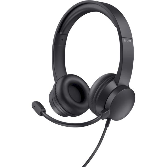 Наушники Trust Ayda USB-ENC PC Headset Черный (25089)