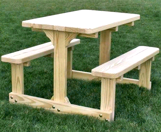 Столик садовий дитячий з дерева Атар Бланже (СДД-000101)