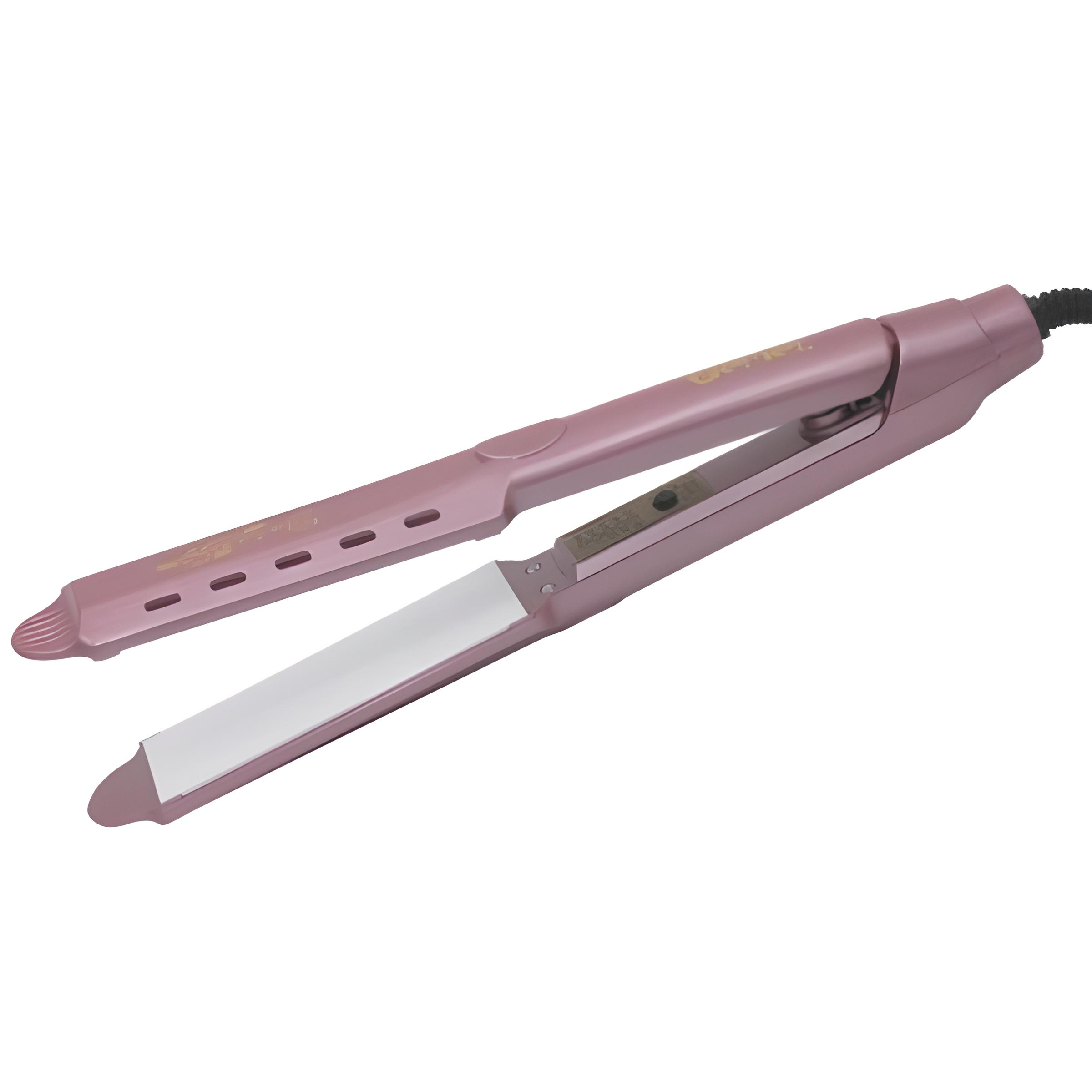 Утюжок для волос выпрямитель Gemei GM 2957 Розовый (7898936)