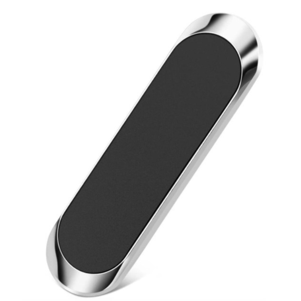 Держатель магнитный для телефона на липучке на панель в автомобиль/универсальный с силиконовой накладкой