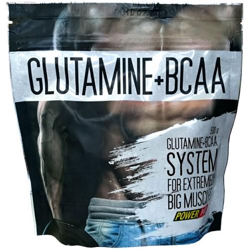 Аминокислота Power Pro Glutamine + BCAA 500 г - фото 1