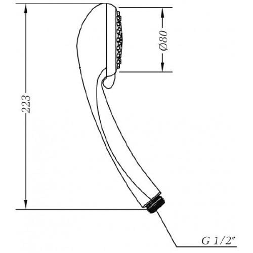 Ручна лійка GENEBRE Ge2-2 DXE2 45 - фото 2