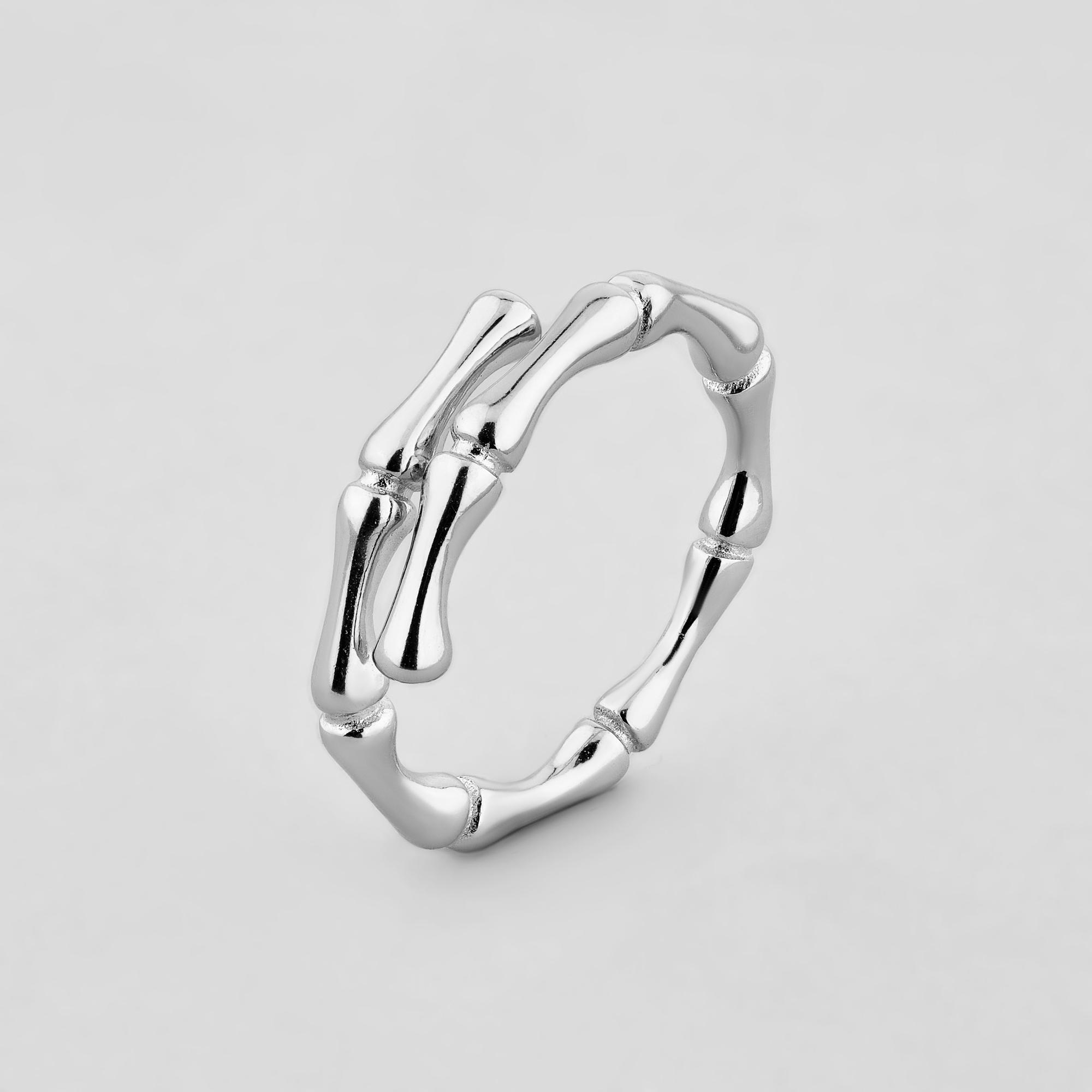 Серебряное кольцо Minimal Арка р. 18 (11110)