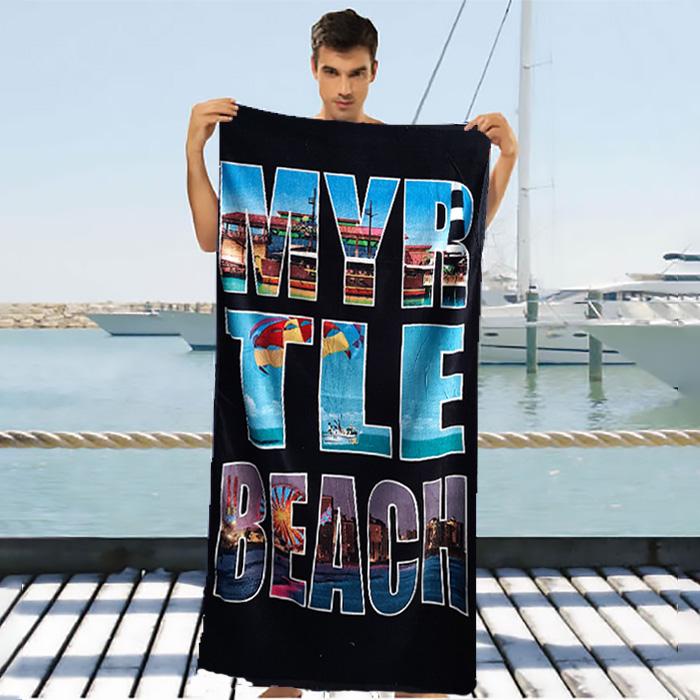 Полотенце Shamrock Черный (5826)