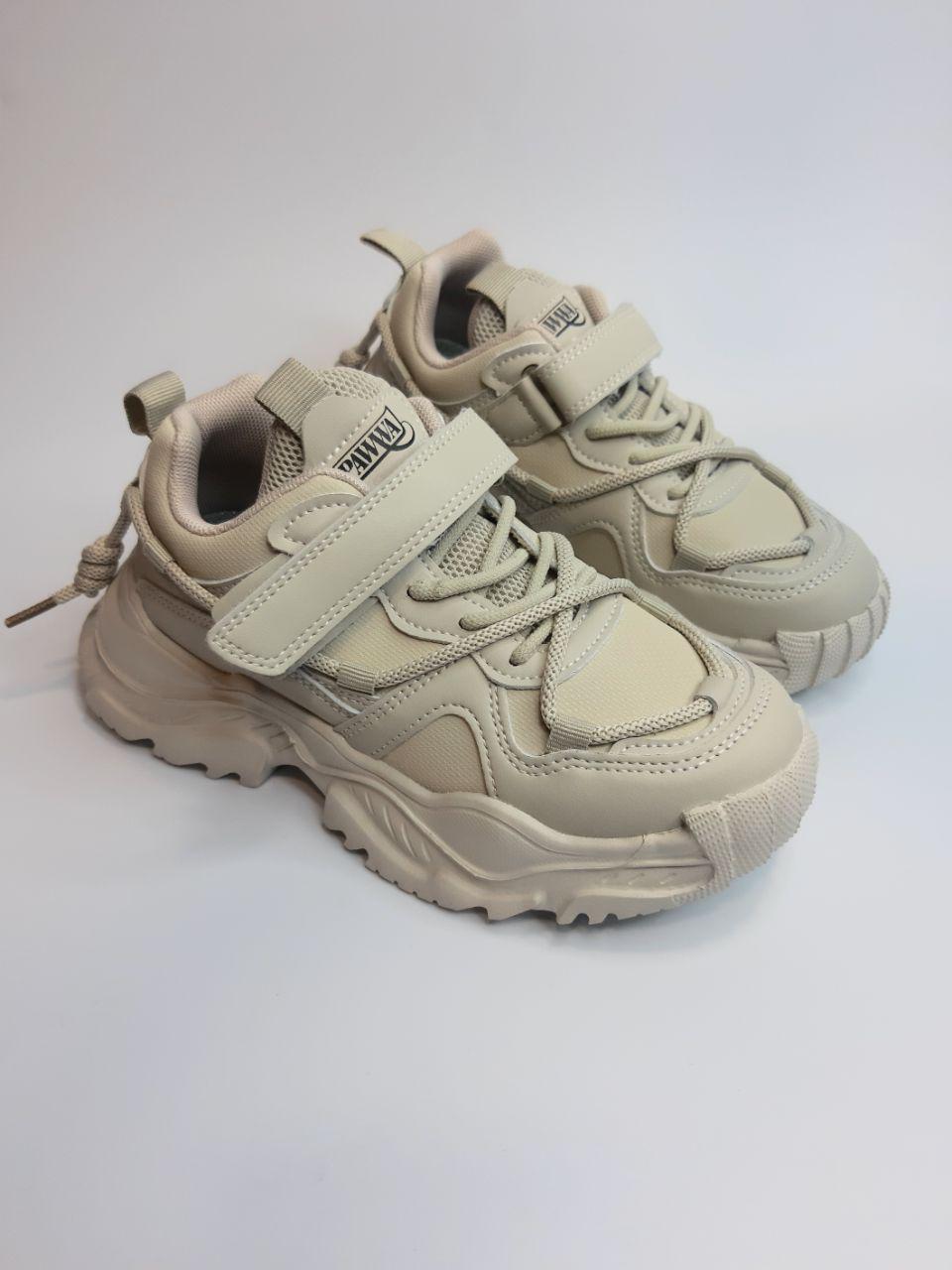 Кроссовки Apawwa для девочки р. 36 22,5 см Бежевый (576 G beige)