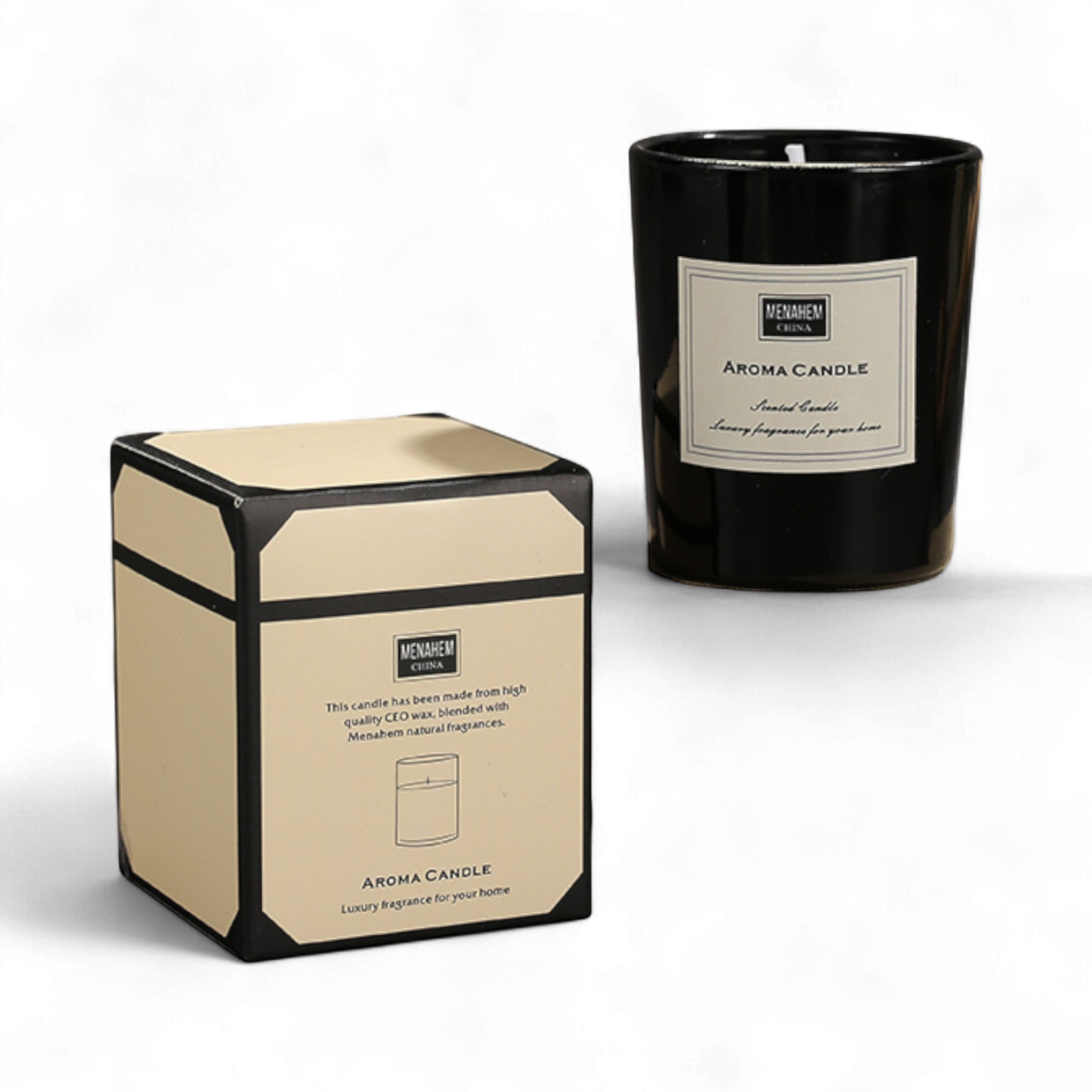 Аромасвеча JYX Aroma Candle Coffe в стеклянном стакане для уютного вечера в подарочной упаковке (0003)