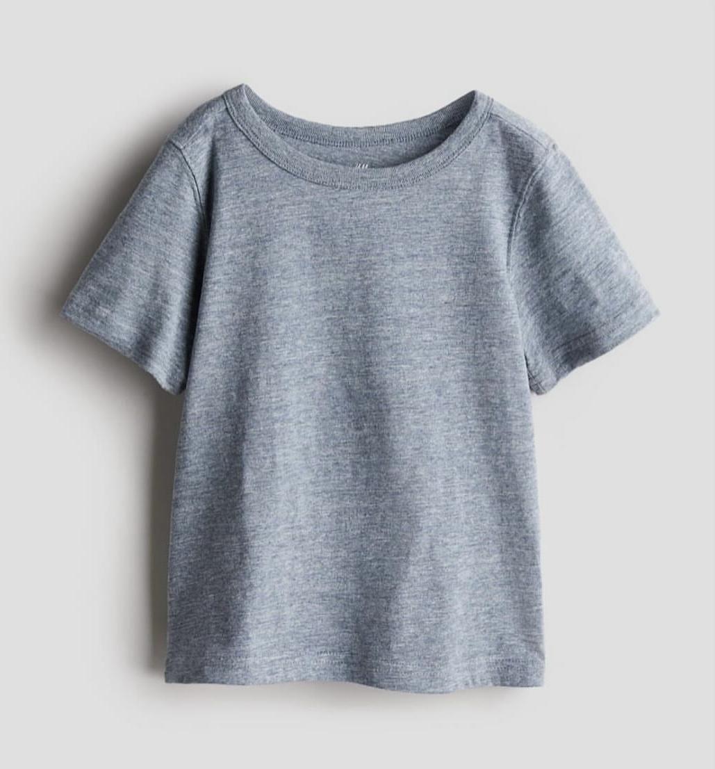 Футболка детская H&M 122-128 см Серый (80241)