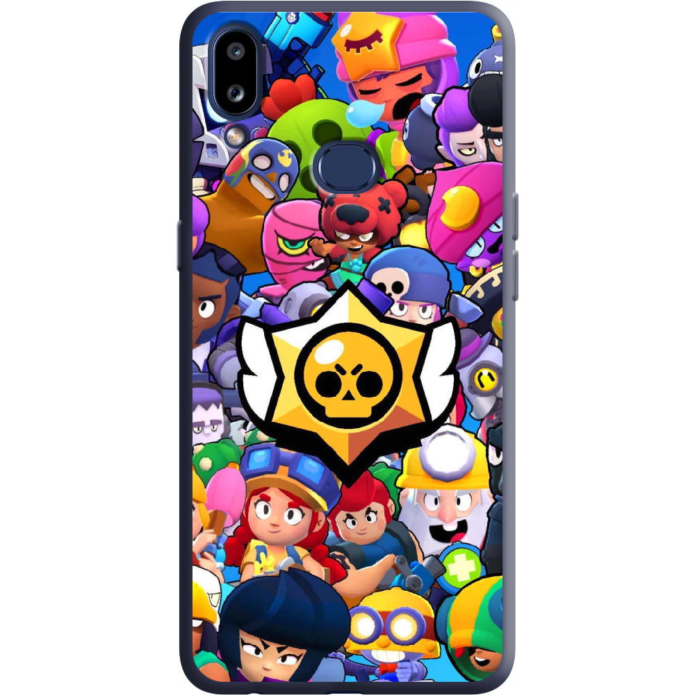 Чохол Boxface Samsung A107 Galaxy A10s Brawl Stars Синій силікон (37944-up2389-38657)