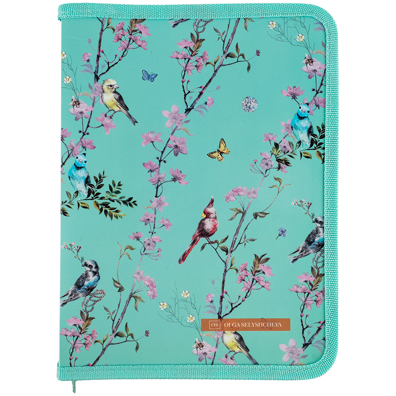 Папка объемная на молнии Axent А5+ OS Spring (1805-33-A)