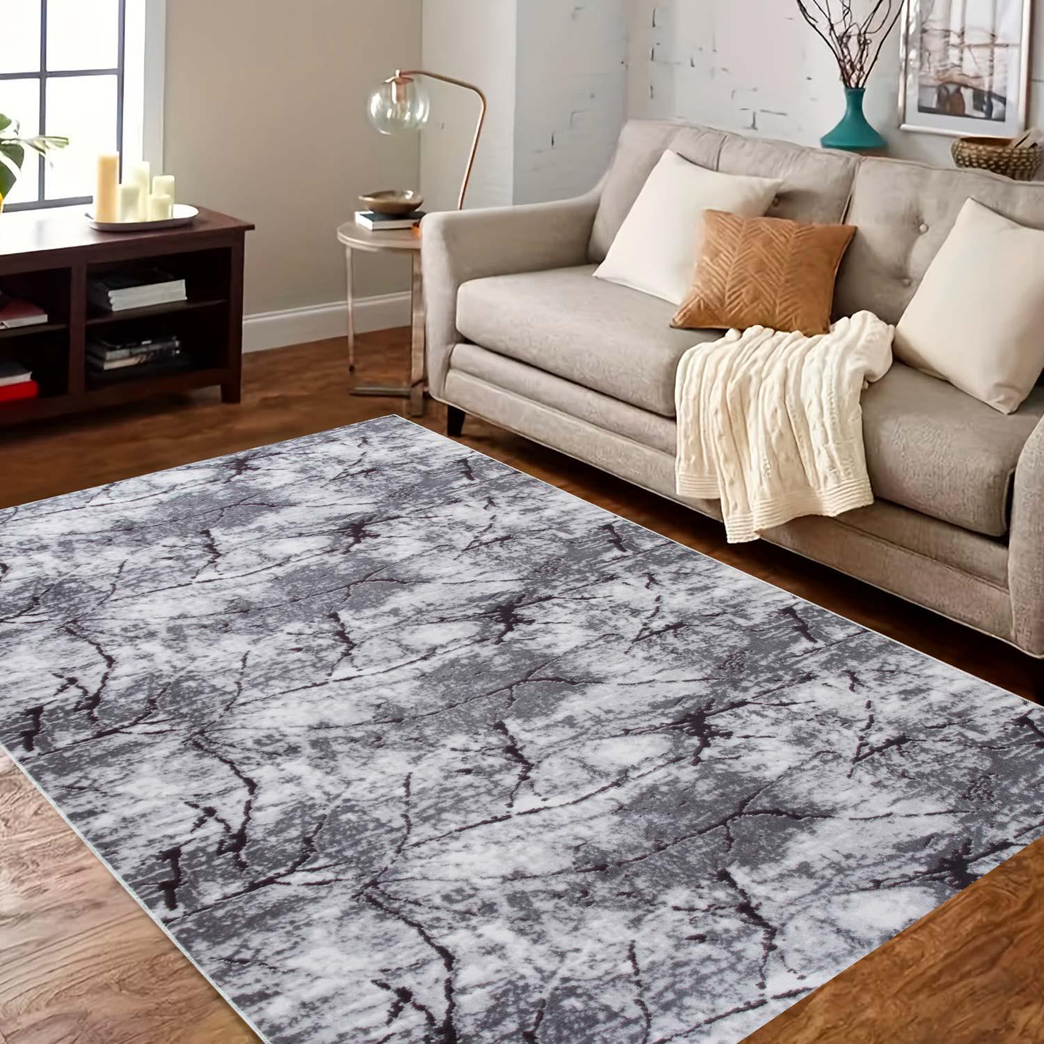 Дорожка ковровая Plato Soft 4090 на силиконовой основе противоскользящая 1 м Серый (00-00018032) - фото 2