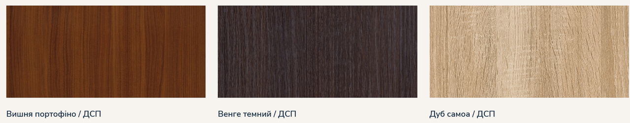 Ліжко Меблі Сервіс Даллас 160х200 см Венге темний/Дуб самоа (08326-01) - фото 2