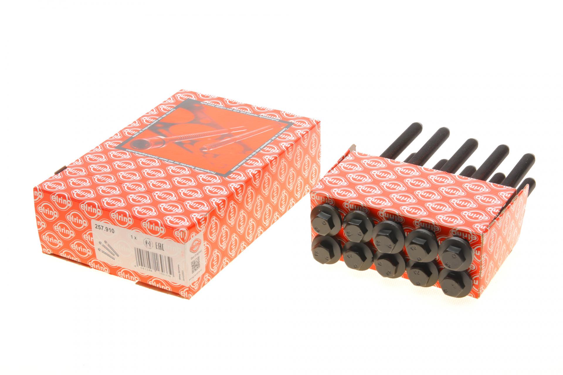 Болты головки ELRING Opel Astra/Zafira/Vectra 2,0/2,2i 00- 10 шт. (257,910)