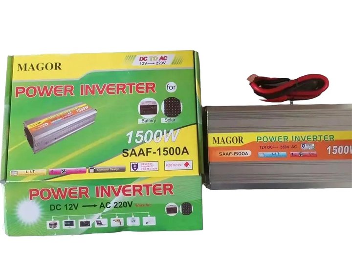 Преобразователь напряжение Golden Falcon с 12 на 220 в 12V-220V 1500W Red